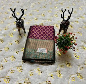 New South Indian Saree with blouse piece