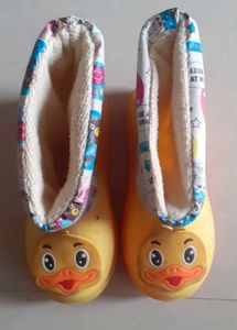 Cute Yellow Duck Rain Boots