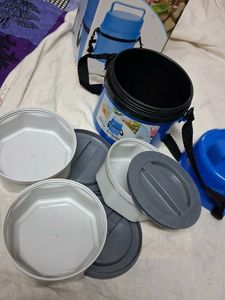 Haans Blue Lunch Break Tiffin Carrier