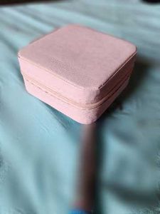 Pink Travel Jewelry Organizer Case