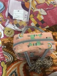 Cute Llama Print Handbag