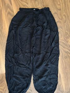 Black Loose Fit Palazzo Pants