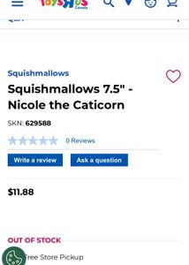 Squishmallows 7.5" - Nicole the Caticorn