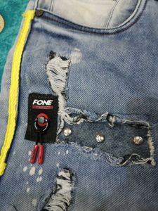 Stylish Ripped Denim Shorts