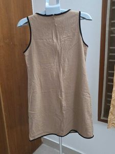 Chic Tan Cut-Out Sleeveless Top