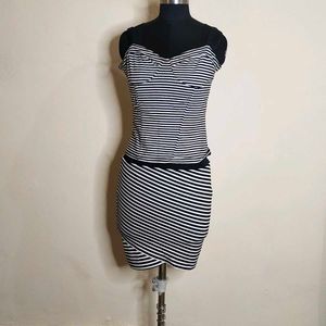 Zara Skirt And Hnm Tank Top