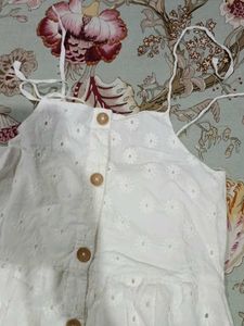 Chic White Broderie Anglaise Dress