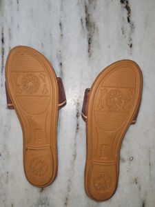Embellished Suede Flats
