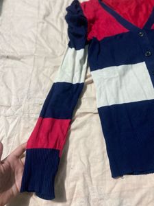Striped Knit Cardigan
