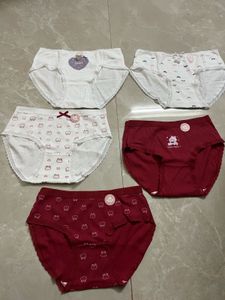 Pink cargo jeans and 5 briefs