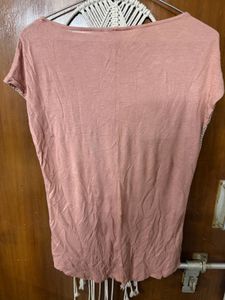 Pink Casual T-Shirt