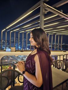 Elegant Burgundy Kurta Set with Dupatta