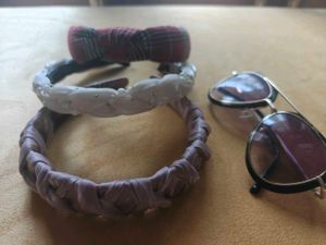 3 High End Headbands and Sunglasses Set