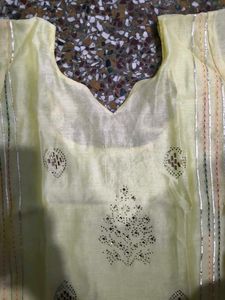 Beautiful Yellow Kurta Set