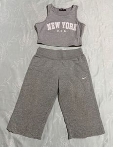 shein Top & Nike Pants Set
