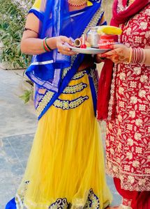 Ready Saree Cum Lehenga Choli