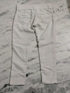 Stylish white Colored Pants