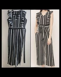 Chic Striped Jumpsuit