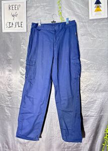 Men's Blue Cargo Pants