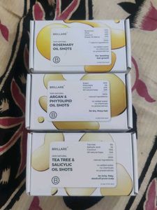 Brillare Natural Oil Shots - Hair Care Trio