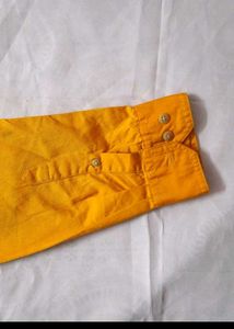 Men's Orange Casual Shirt