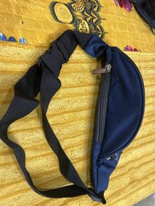 Adidas Navy Blue Waist Bag