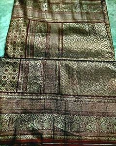Lavender Color Banarasi Silk Sar