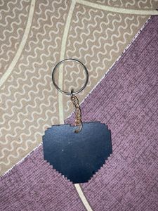 Minecraft Heart Keychain