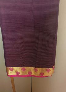 brand new jamuni Purple Saree