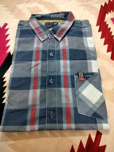 4xl Spykar Checked Formal Shirt