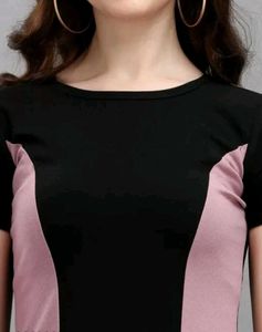 Stylish Color Block Bodycon Dress