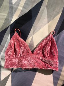 Shein Velvet Bralette