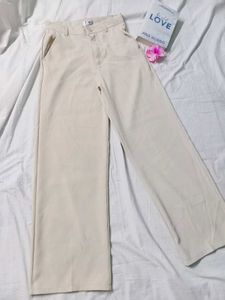 off white formal pant ( New )