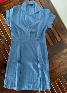 barely used blue Mango dress
