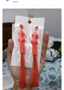 H&M Tassel Statement Earrings
