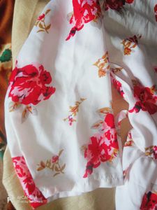 Floral Print Kurta