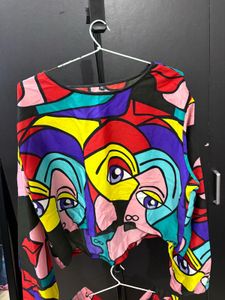 Abstract Face Print Co-ord Set