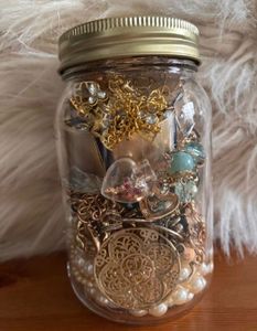 gold jewellery mystery jar