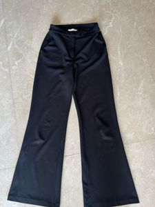 Women's Black Flared Trousers