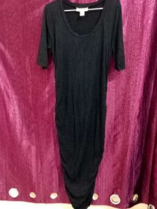 Comfortable Black Maternity Dress