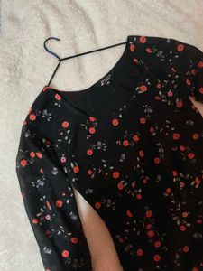 Elegant Floral Print Anarkali Suit( LIMITED SALE)