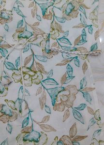 Floral Print Kurta Top