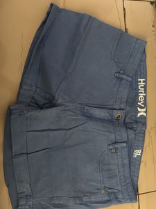 Hurley Blue Denim Shorts