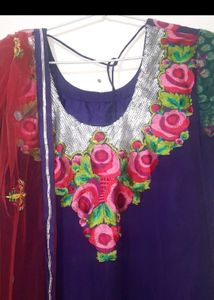 Partywear Long Frock Set Of 3 💜