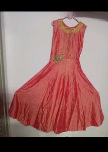 New Peach 🍑 Ethnic Gown..