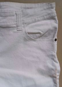 Women's White Flare Jeans