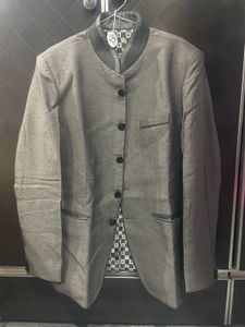 Men's Grey Bandh gala Jacket/ coat