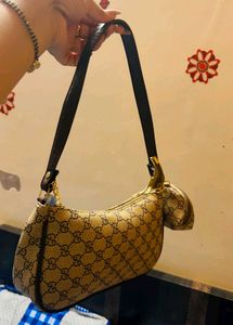 Gucci inspired Chic Monogram Shoulder Bag
