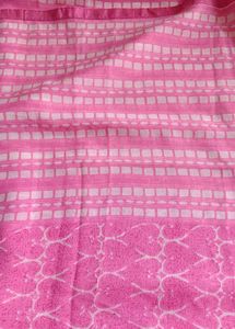 Trendy &amp; Elegant Cream &amp; Pink Kurta Set