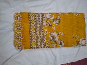 Beautiful Yellow Floral Kurta Set